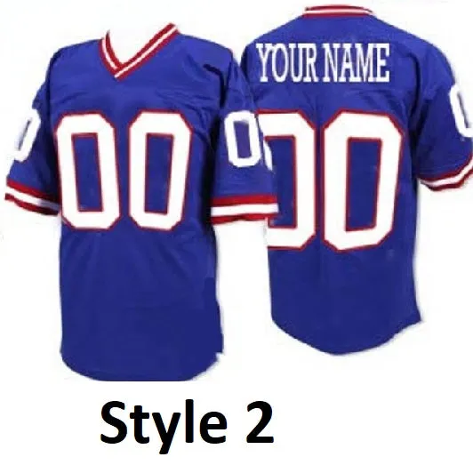 New York Giants Customizable Pro Style Football Jersey