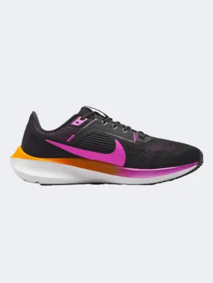 Nike Air Pegasus 40 Women Running Shoes Black/Orange/White