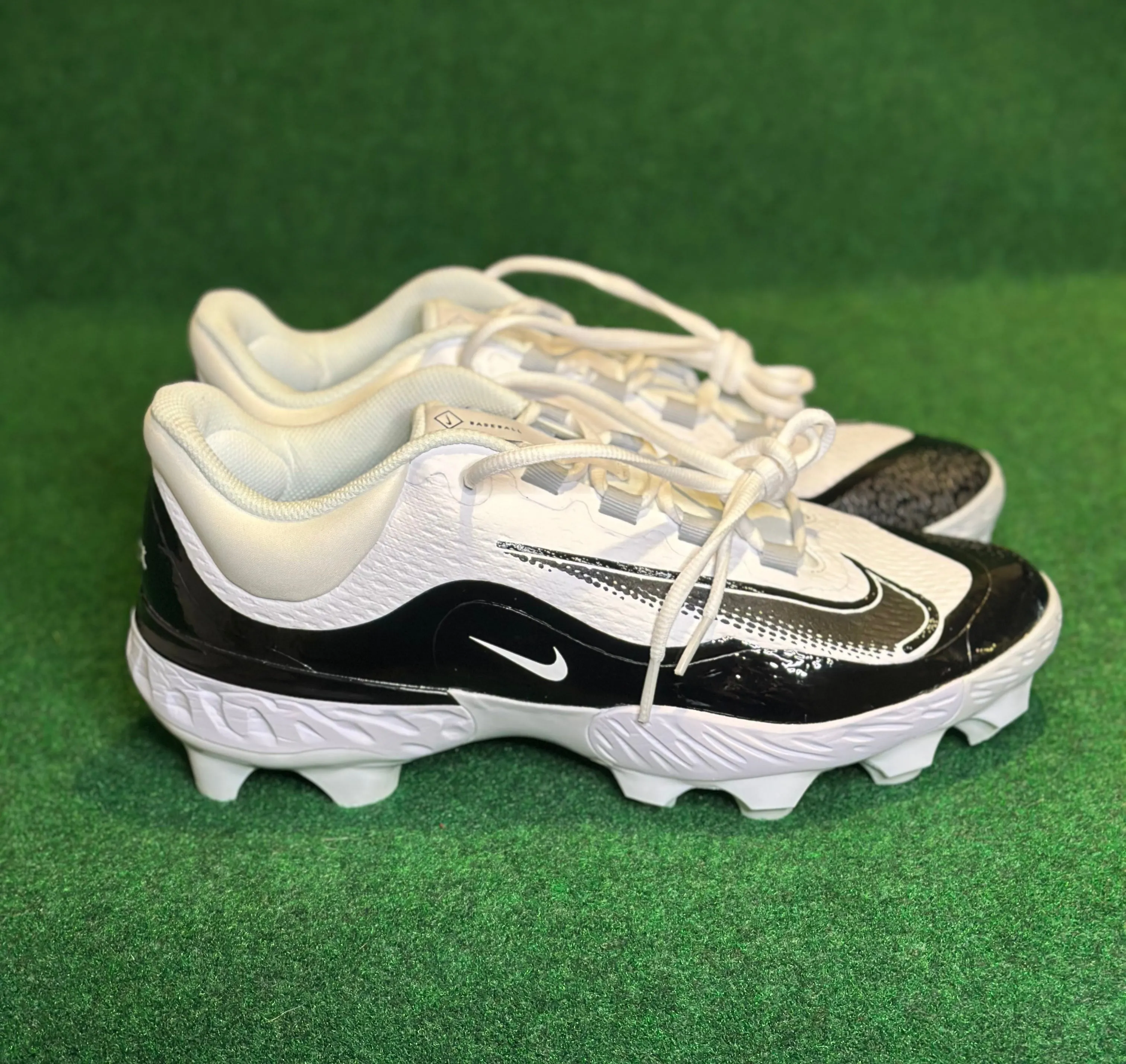 NIKE ALPHA HUARACHE ELITE 4 LOW MCS BASEBALL CLEATS FD6255-101 Size 11.5