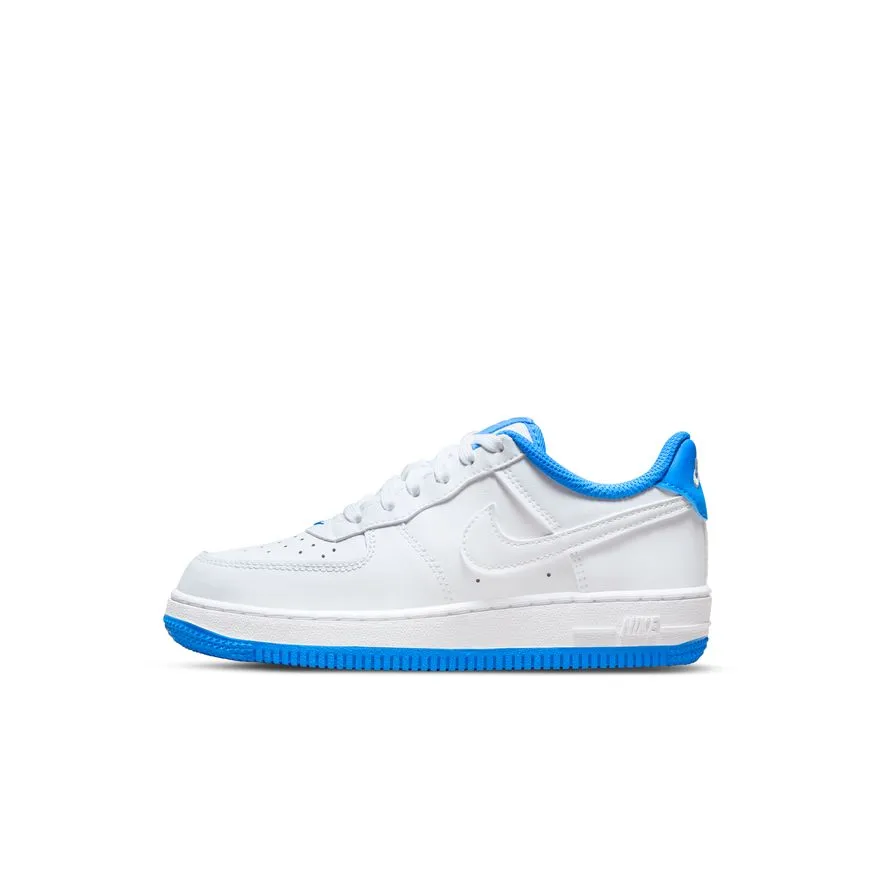 Nike Force 1 ESS (PS) - WHITE/WHITE-LT PHOTO BLUE