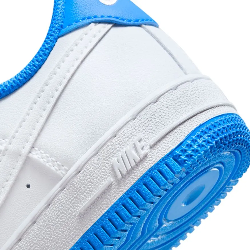 Nike Force 1 ESS (PS) - WHITE/WHITE-LT PHOTO BLUE