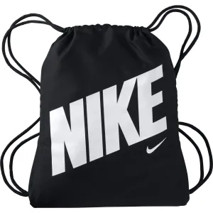 NIKE Kids Graphic Gym Sack Black Black White One Size