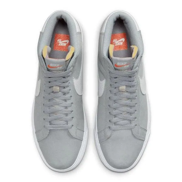 Nike SB Zoom Blazer Mid ISO "Orange Label" Wolf Grey - White