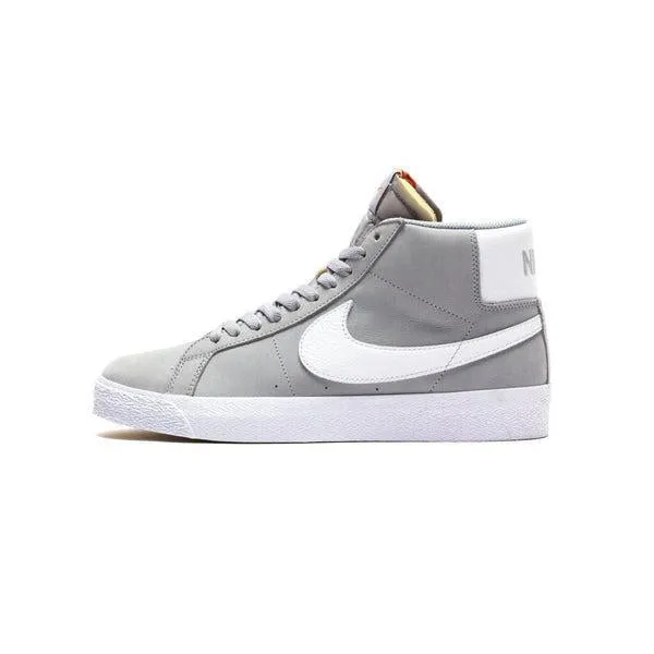 Nike SB Zoom Blazer Mid ISO "Orange Label" Wolf Grey - White