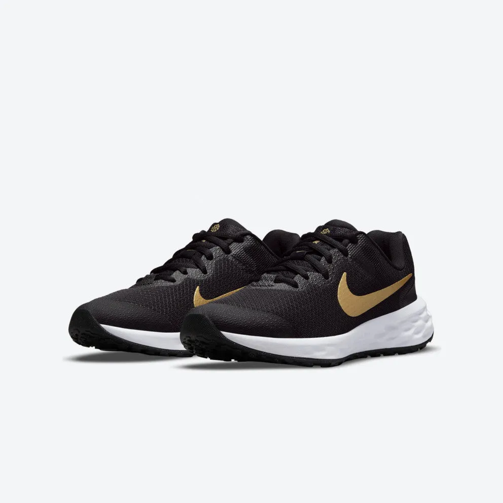 NIKE YOUTH REVOLUTION 6 - BLACK/GOLD