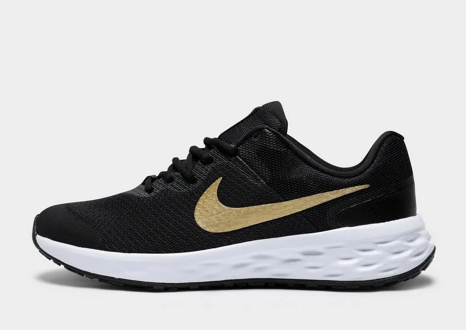 NIKE YOUTH REVOLUTION 6 - BLACK/GOLD