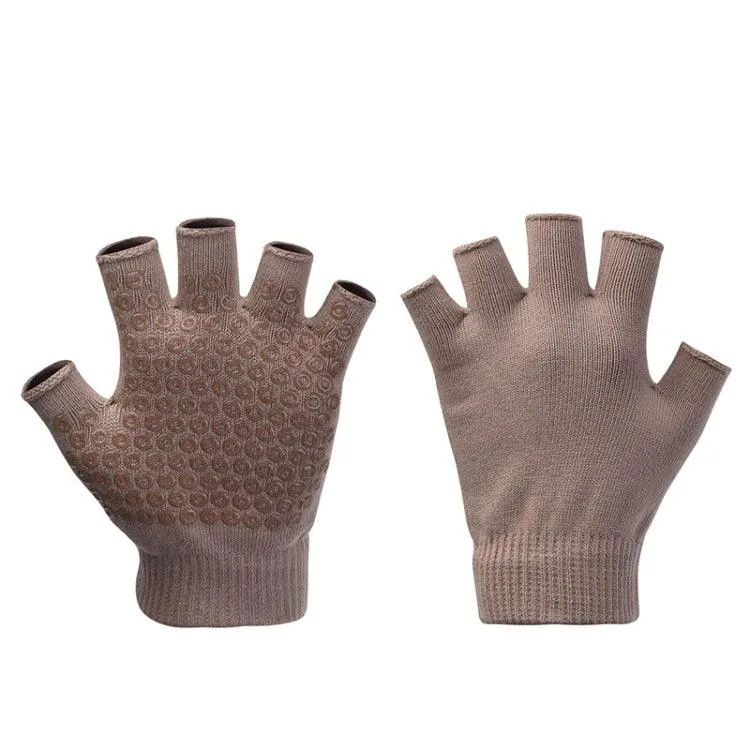 Non-Slip Fingerless Yoga Gloves for Women - Aerial Fitness Aid