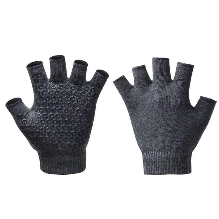 Non-Slip Fingerless Yoga Gloves for Women - Aerial Fitness Aid