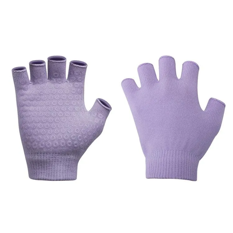 Non-Slip Fingerless Yoga Gloves for Women - Aerial Fitness Aid