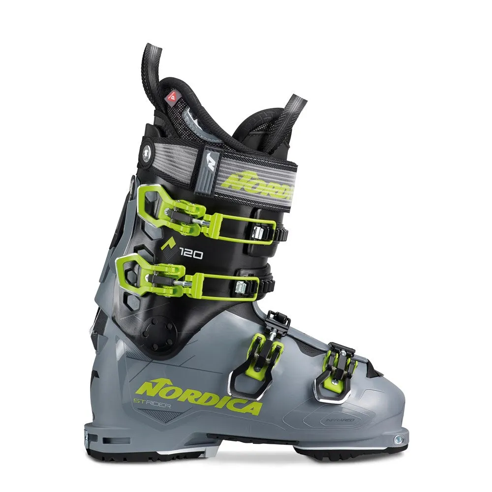 Nordica 2023 Strider 120 Dyn Gry Blk Grn Ski Boots