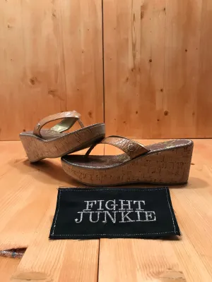 NWOT Sam Edelman Romy Leather Cork Sandals