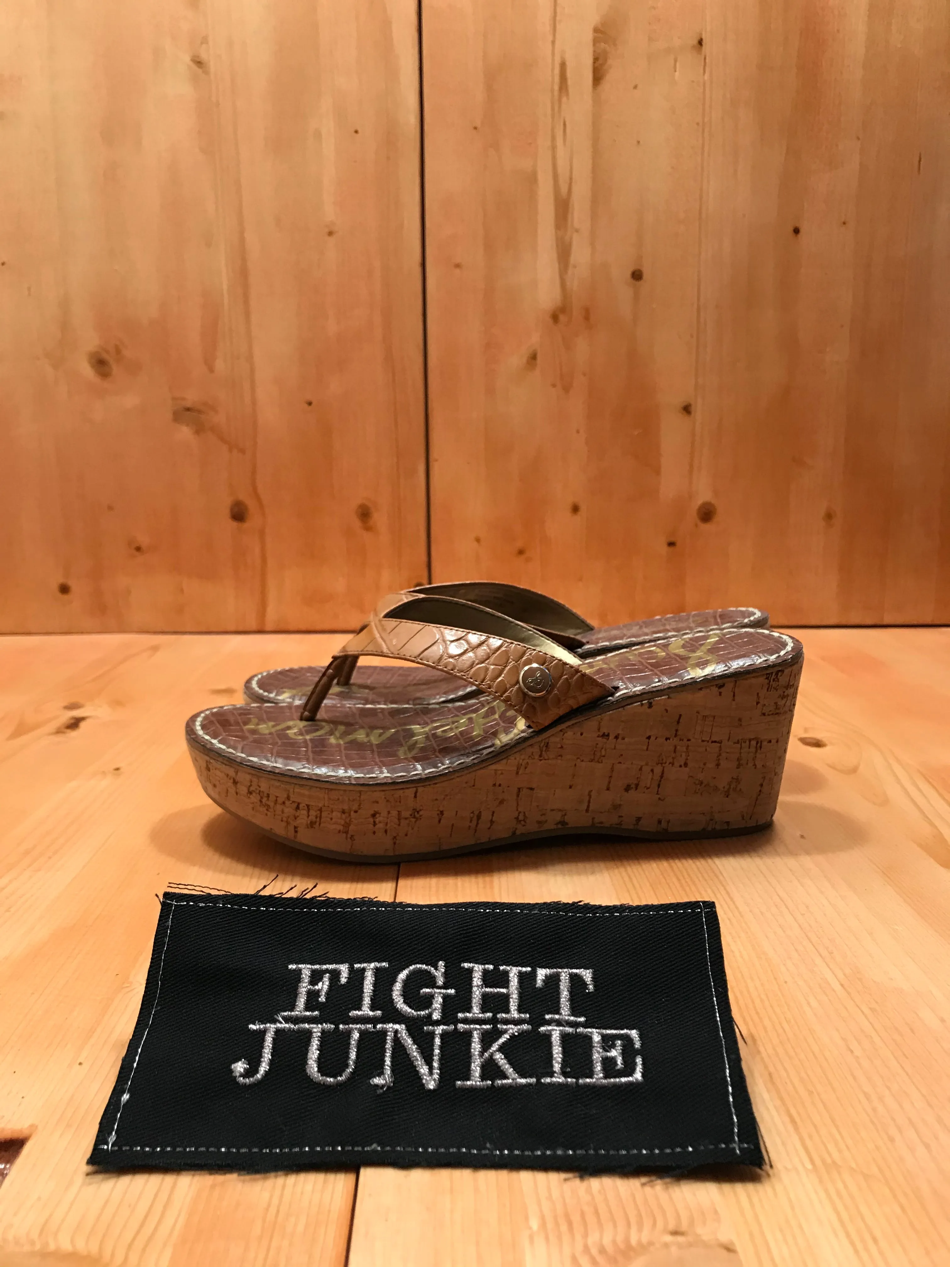 NWOT Sam Edelman Romy Leather Cork Sandals