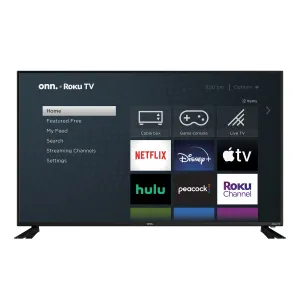 Onn. 65" Class 4K (2160p) UHD LED Roku Smart TV HDR (100012587)