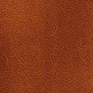 Orange Basketball Faux Leather Vinyl Fabric