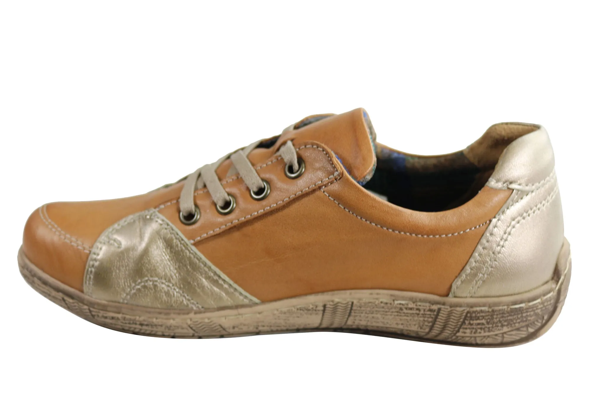 Orizonte Fargo Womens European Comfortable Soft Leather Casual Shoes