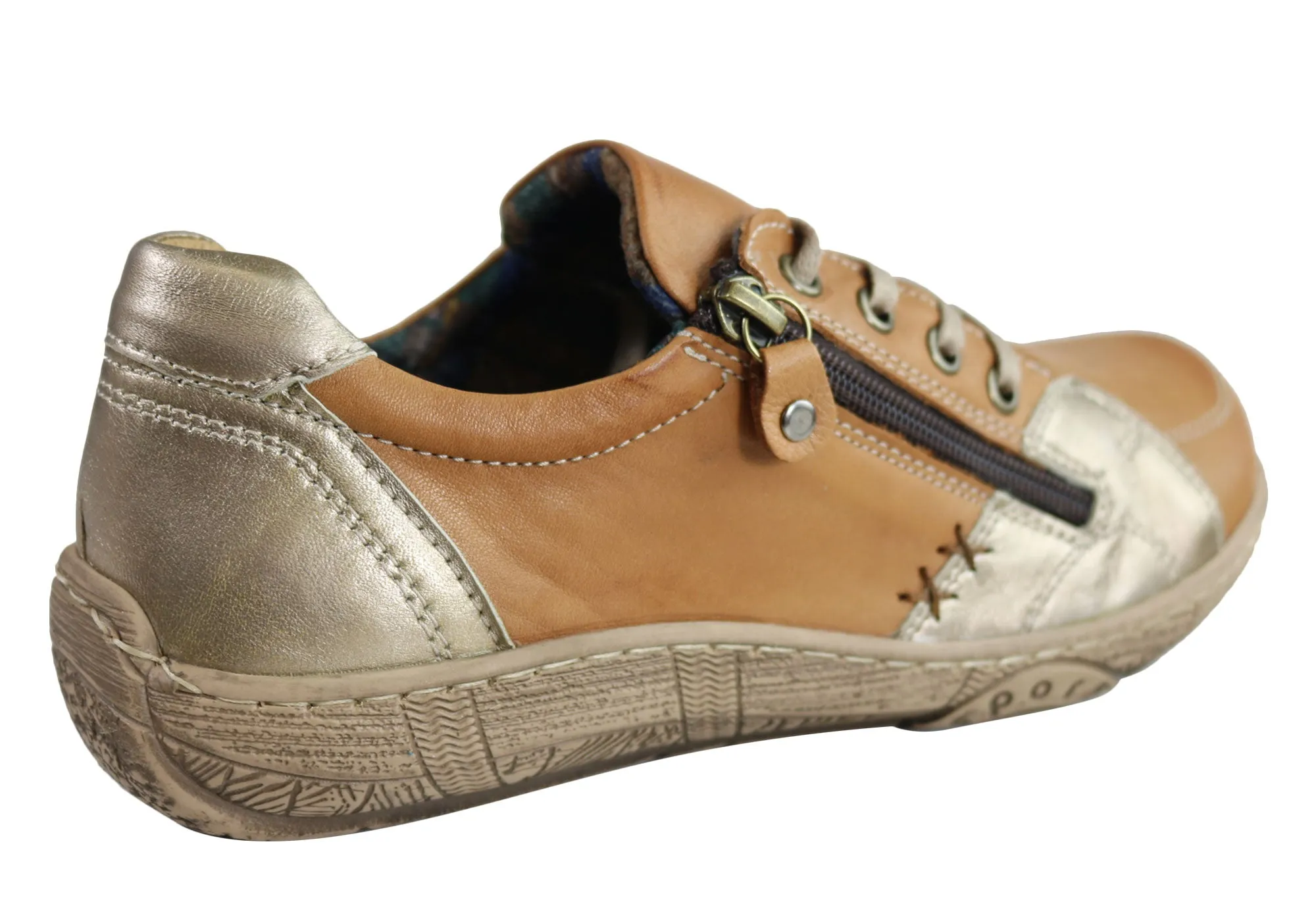 Orizonte Fargo Womens European Comfortable Soft Leather Casual Shoes