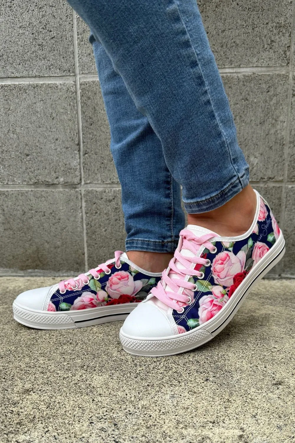 Pastel Rose Canvas Shoe - Pink