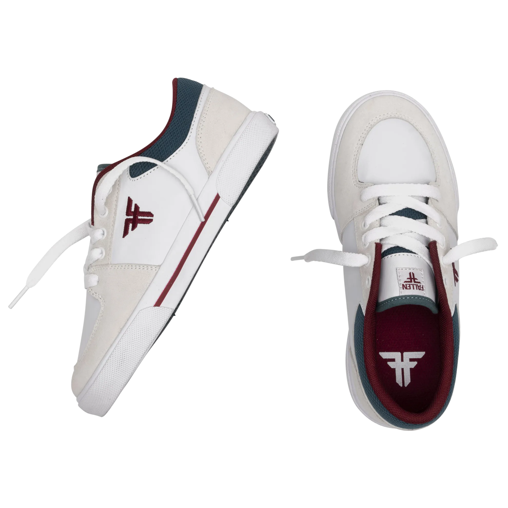 PATRIOT KIDS WHITE/TEAL/BURGUNDY - Vulc