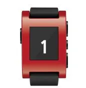 Pebble Bluetooth SmartWatch for iPhone and Android - Cherry Red