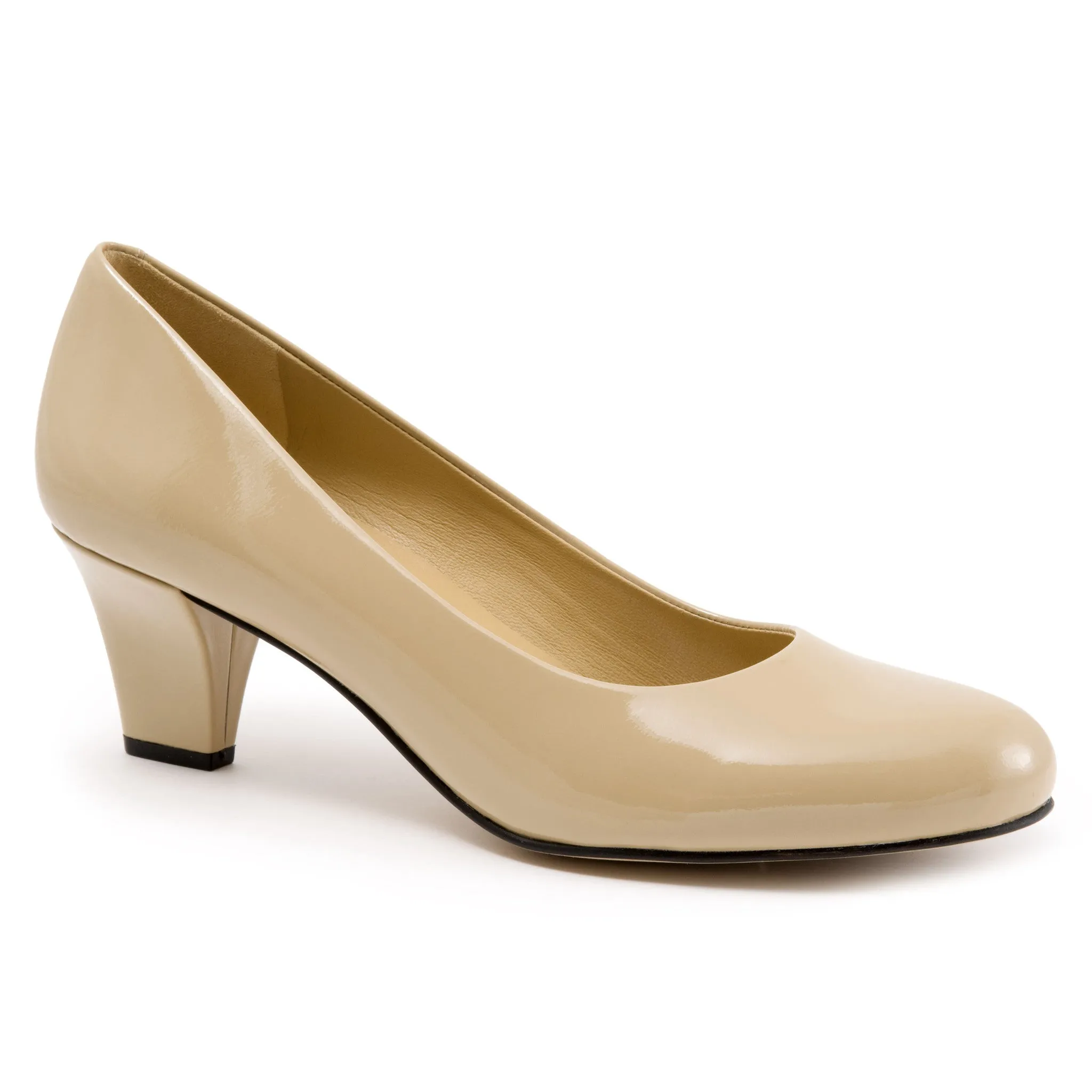 Penelope Nude Patent Court Shoes - SIZE 7.5 B ONLY