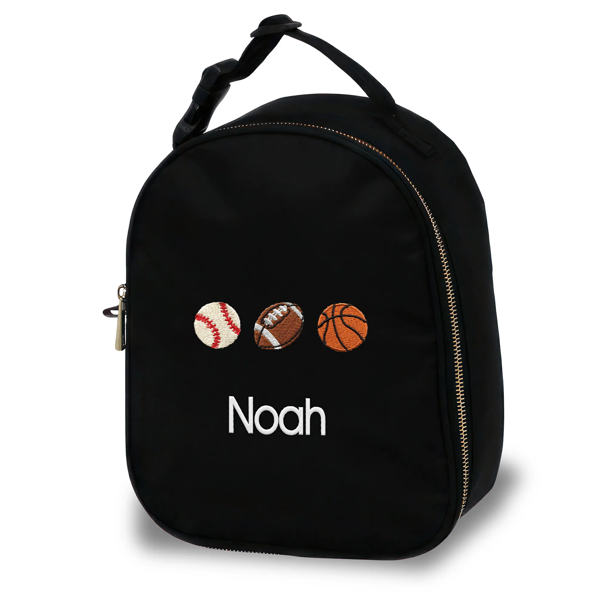 Personalized 3 Sports Balls Emoji Insulated Bag