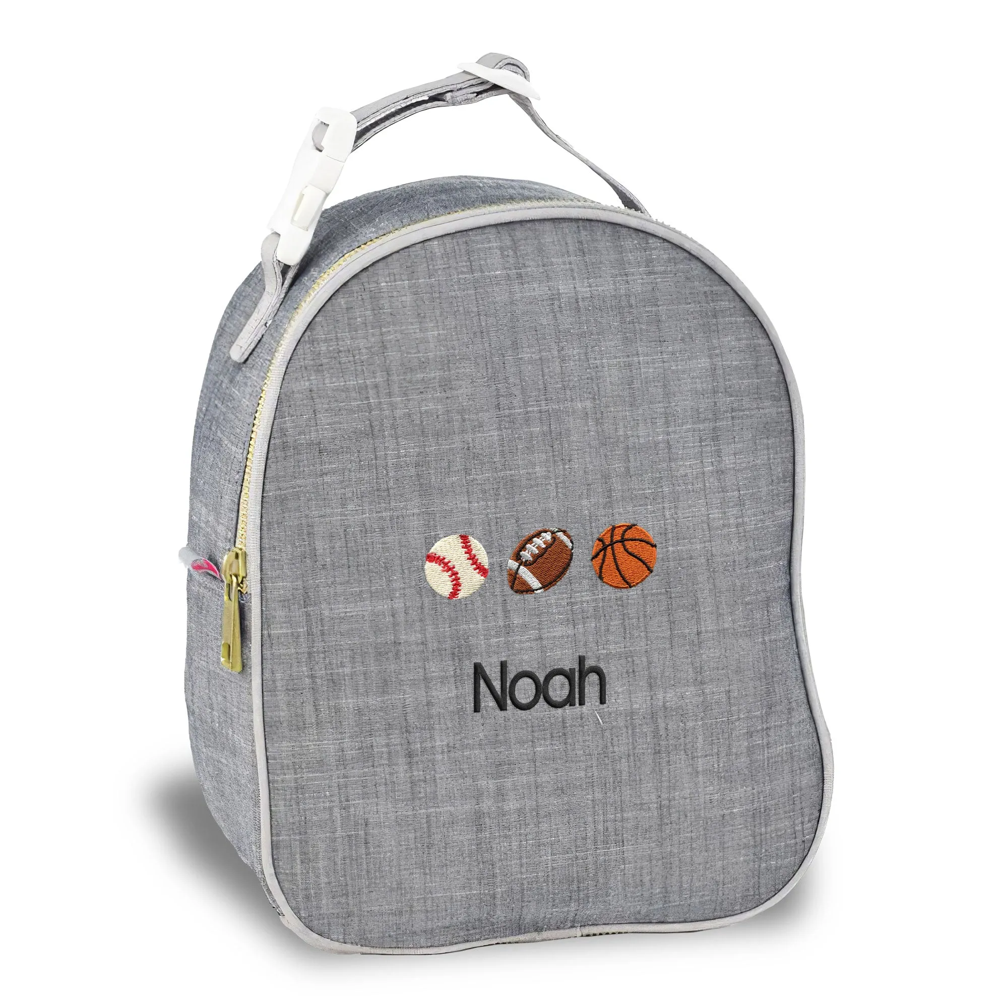 Personalized 3 Sports Balls Emoji Insulated Bag