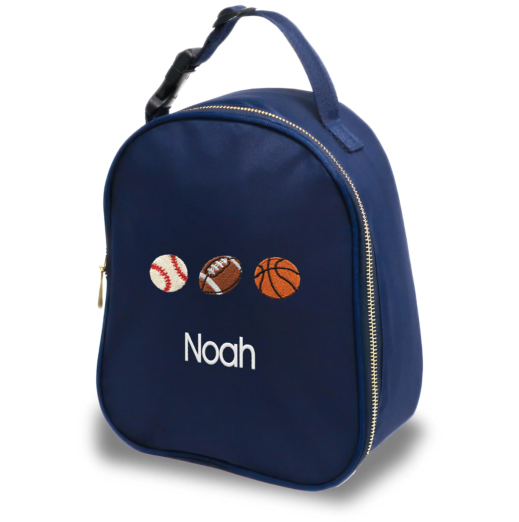 Personalized 3 Sports Balls Emoji Insulated Bag