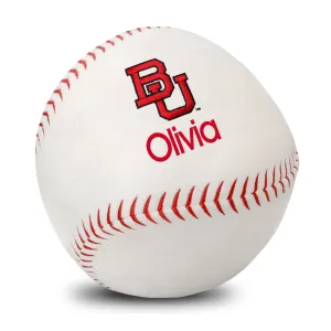 Personalized Boston University Terriers Plush Baseball