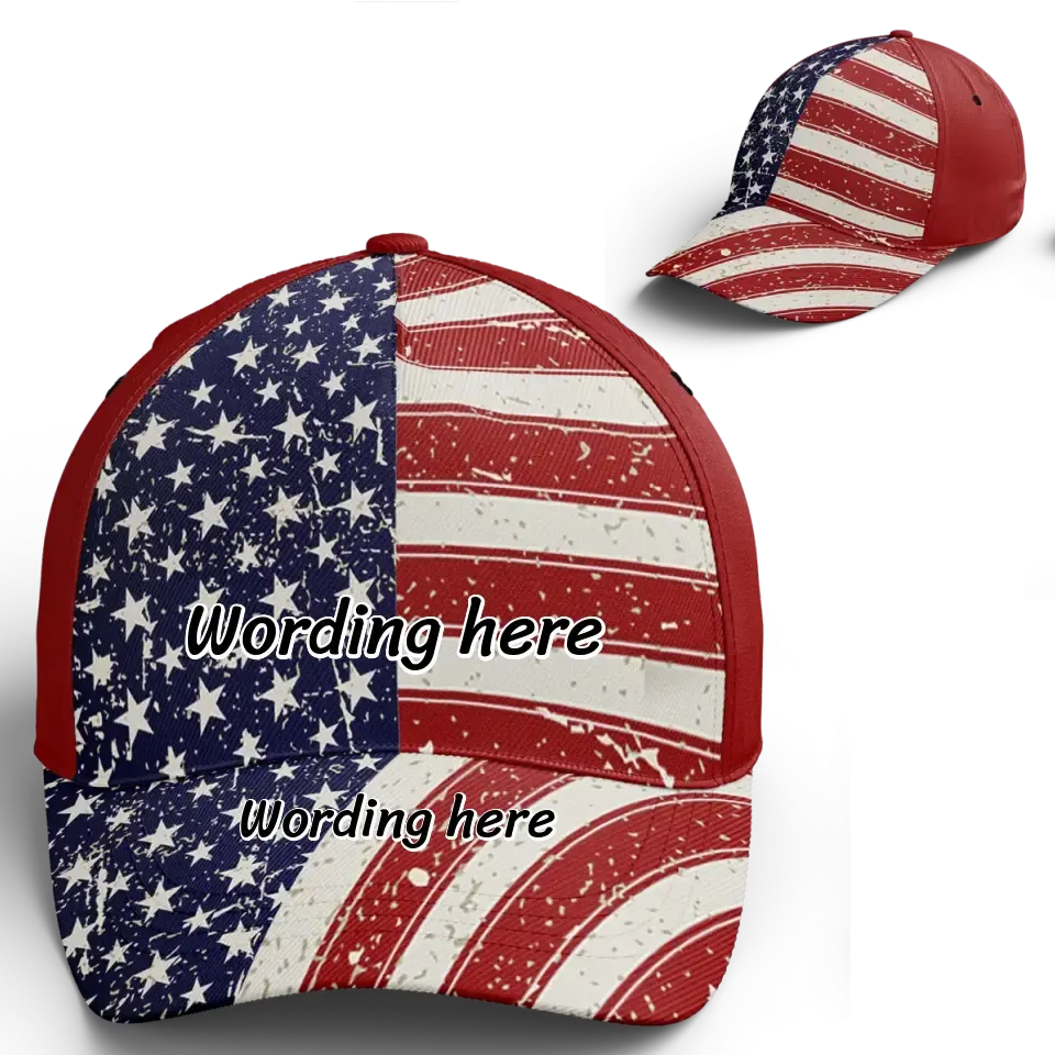 Personalized T Combo Offer, Custom Patriotic Hat and Shoes,MS-24020040-Hats-C0601