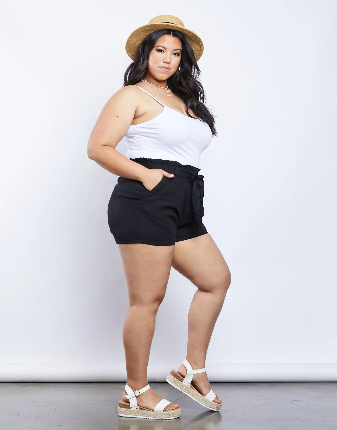 Plus Size Simple And Sweet Tank