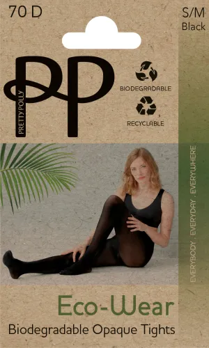 Pretty Polly Eco Wear Biodegradable Opaque Tights 70 Denier