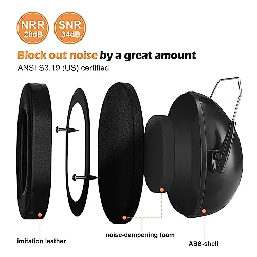 ProCase Hearing Protection SNR 32dB Earmuff