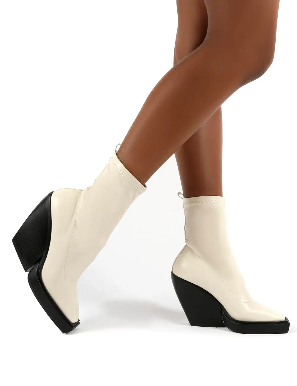 Rae Bone Block Heel Square Toe Ankle Boot