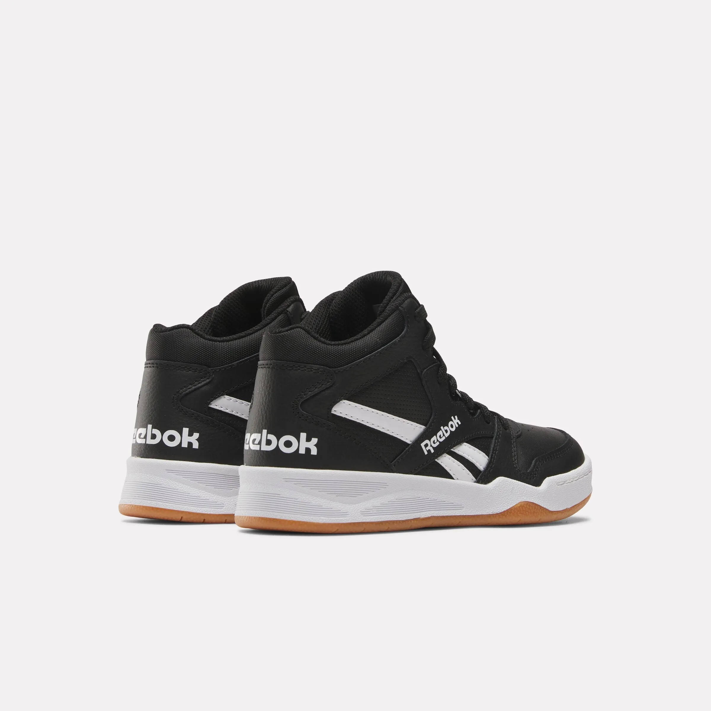 Reebok Bb4500 Court Shoes - Preschool Black/White/Gum