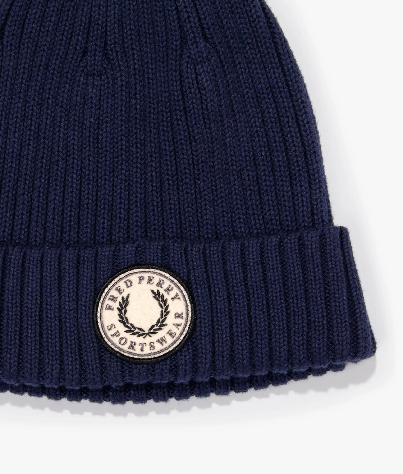 Ribbed Logo Sportswear Beanie