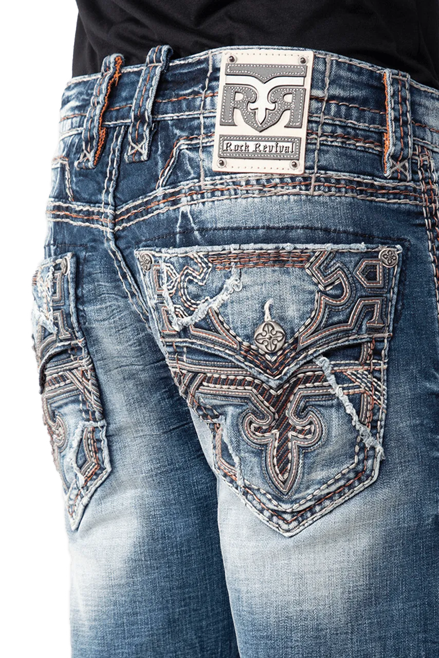 Rock Revival Men's Kinsly Straight Jeans