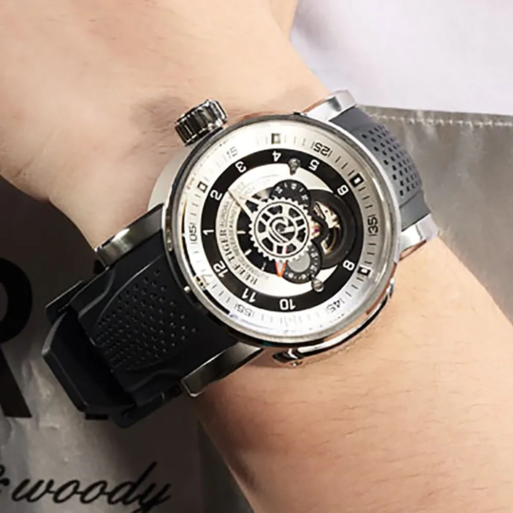 Rubber Strap Military Watch