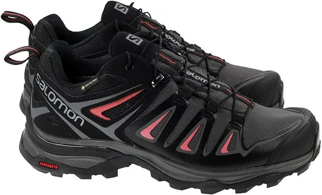 Salomon Womens Shoes X Ultra 3 Goretex Magnet Black Mineral