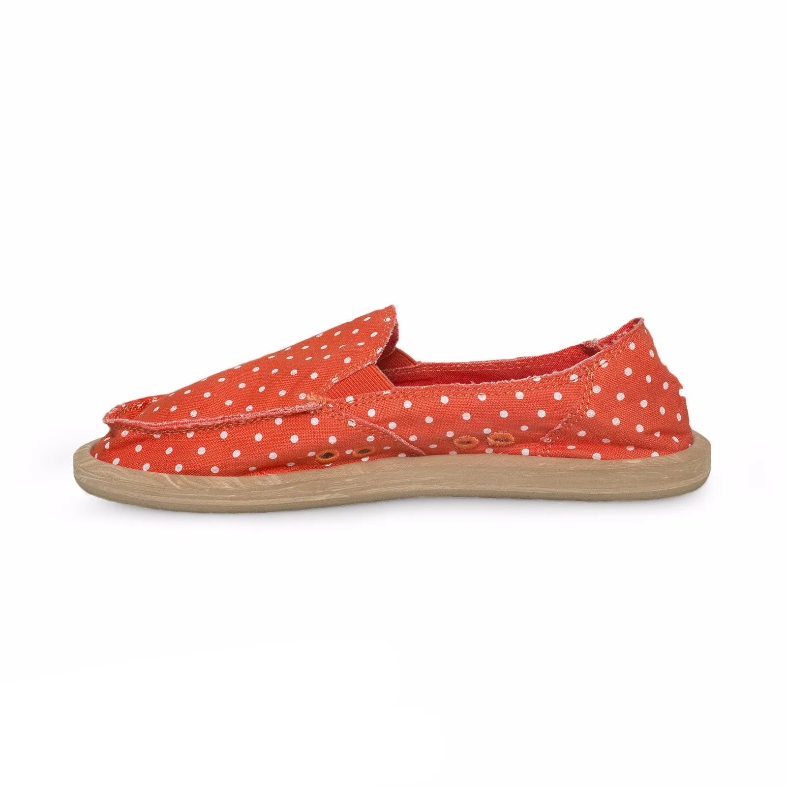 Sanuk Hot Dotty Flame / Natural Dots Shoes