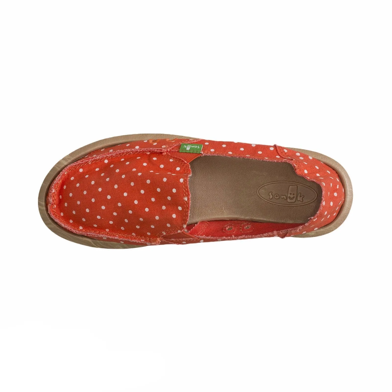 Sanuk Hot Dotty Flame / Natural Dots Shoes