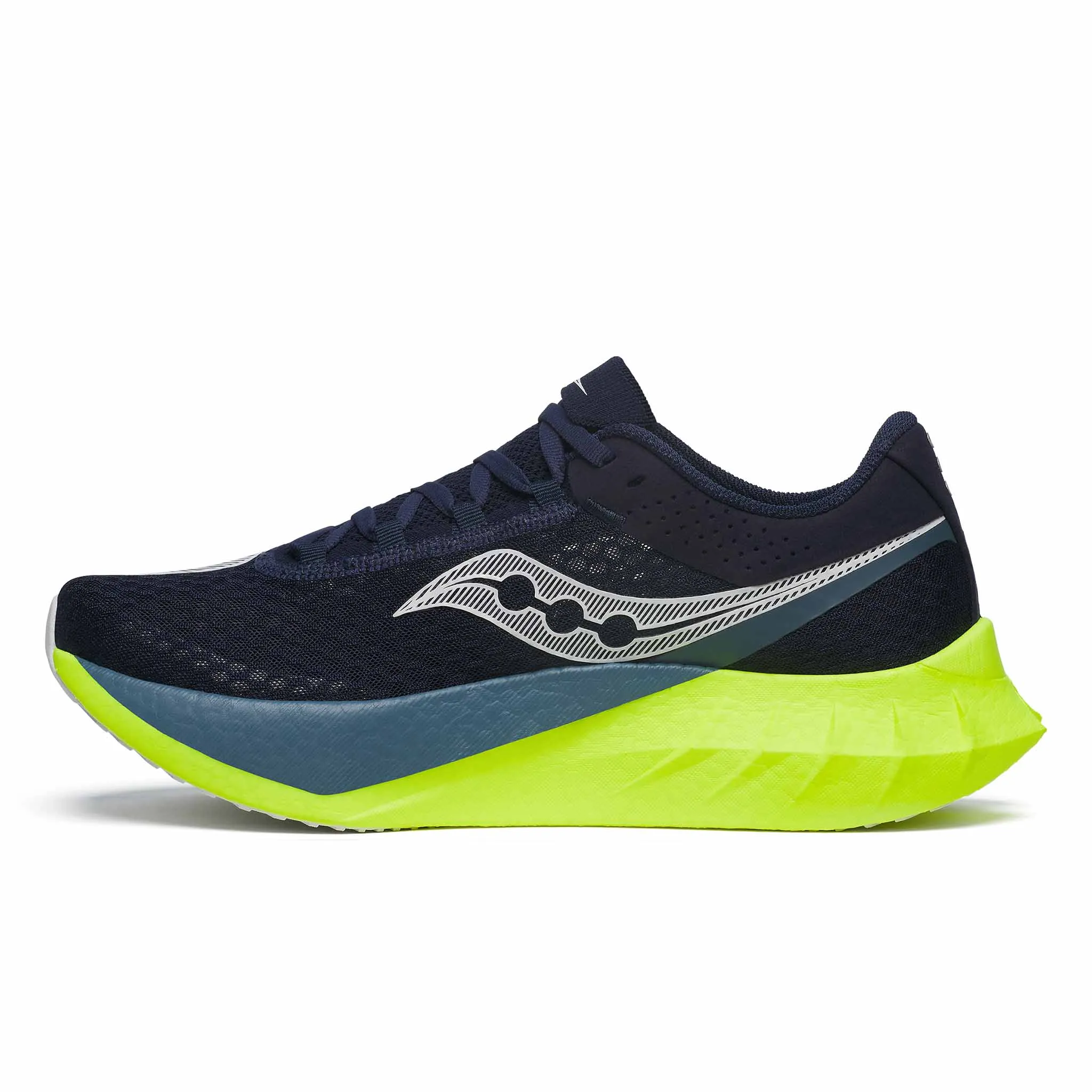 Saucony | Men's Endorphin Pro 4 Running Shoes - Navy/Citron