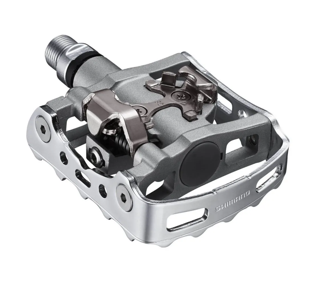 Shimano PD-M324 Dual-Sided Combination Pedals: Flat and SPD Cleat Mount   Cleats