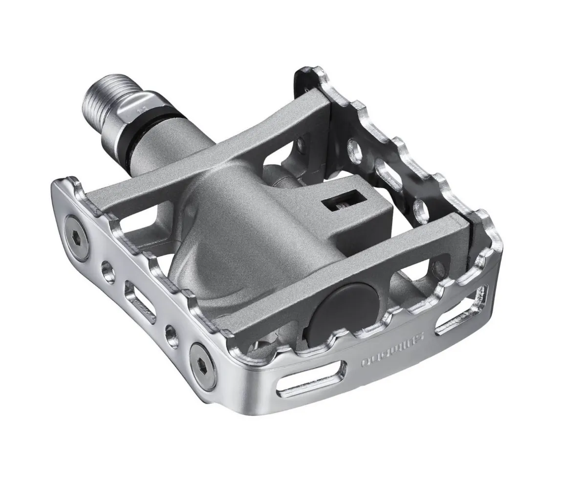 Shimano PD-M324 Dual-Sided Combination Pedals: Flat and SPD Cleat Mount   Cleats