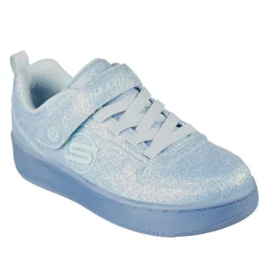 Skechers Kids S Lights Sport Court 92 Sparkle Remix Light Blue