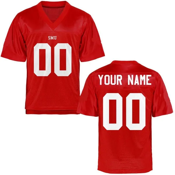 SMU Mustangs Style Customizable Football Jersey