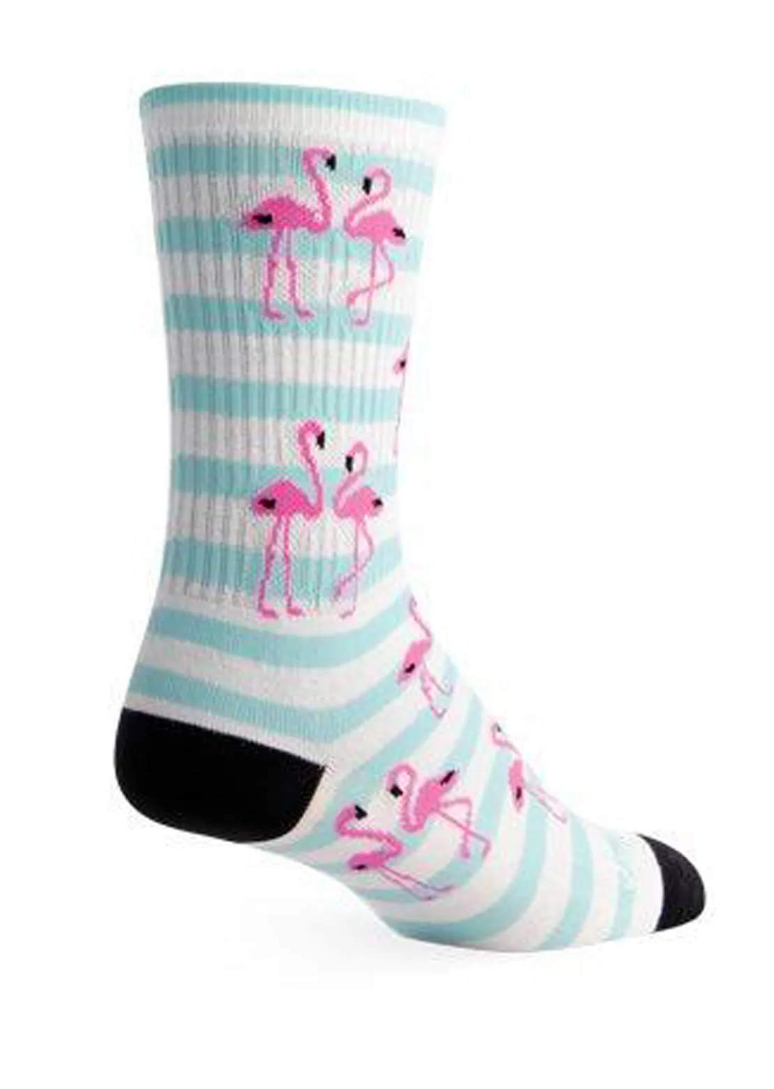 Sock Guy 6" Flamingo Crew Socks