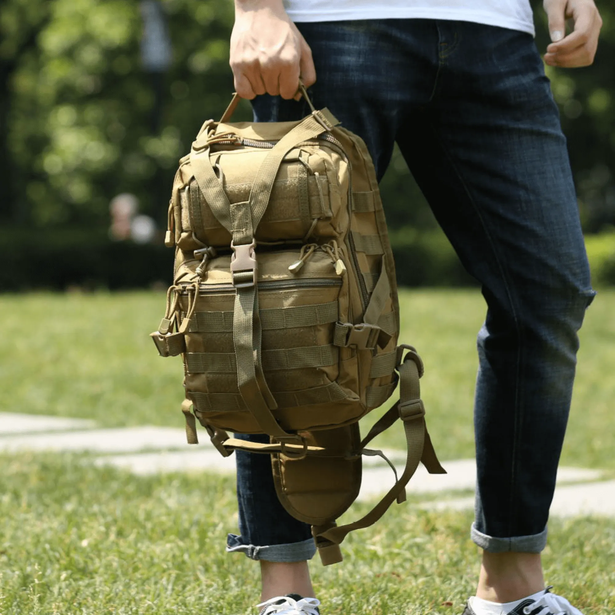 Tactical Medium 15L Sling Backpack Range Bag