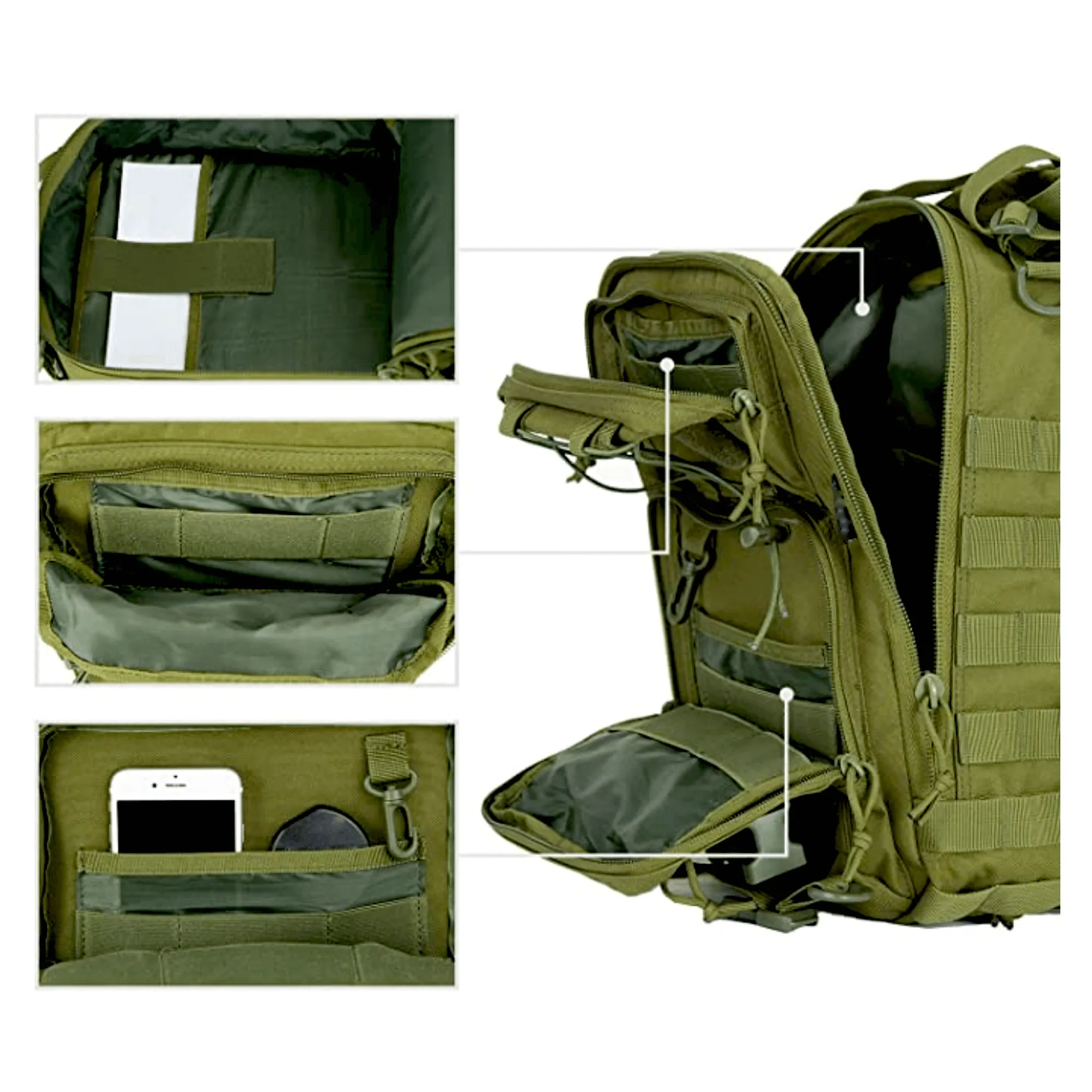 Tactical Medium 15L Sling Backpack Range Bag