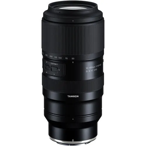 Tamron 50-400mm f/4.5-6.3 Di III VC VXD Lens