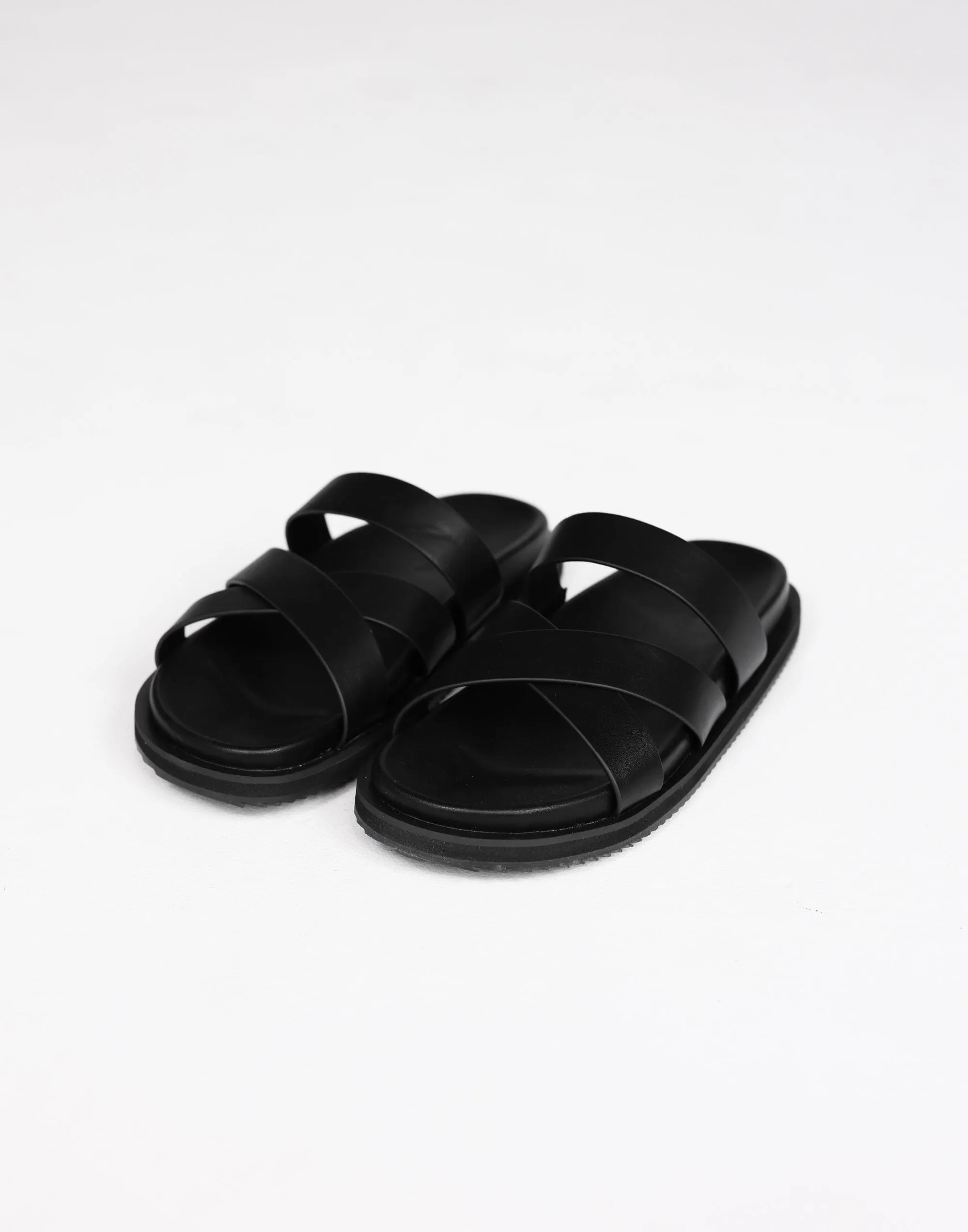 Teddi Slides (Black) - By Billini